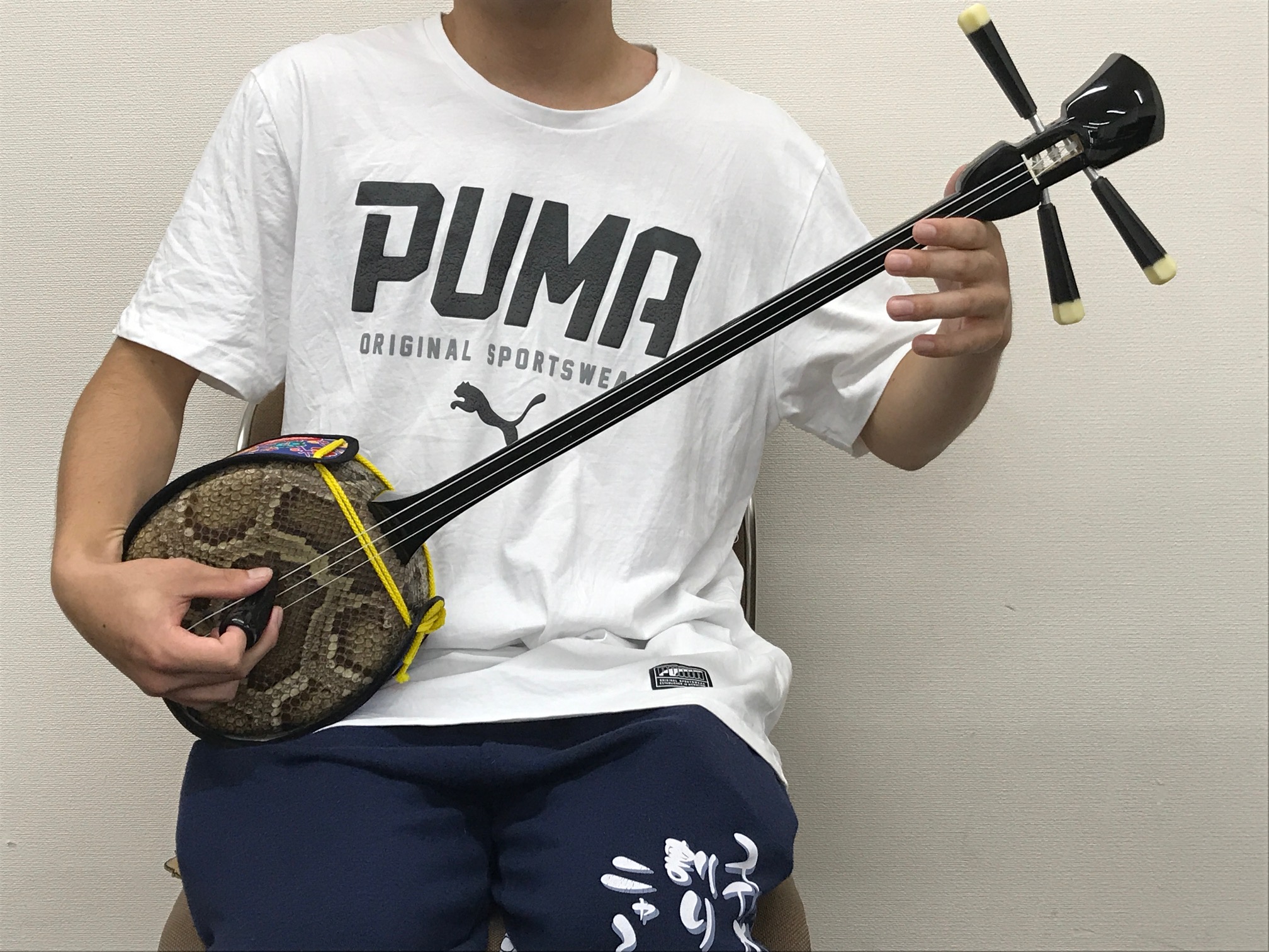 沖縄　三線　三味線　琉球　楽器　音楽　蛇皮